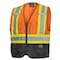 Pioneer Solid Vest w/Black Bottom, Orange, Large V1020251U-L/XL - alternate 1